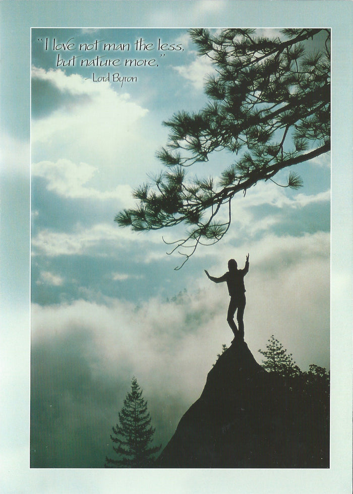 5X7 Lord Byron Quote Postcard