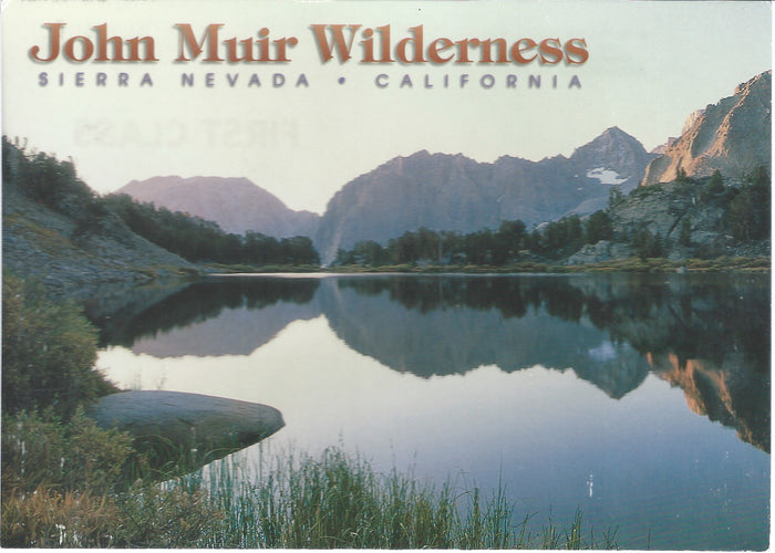 5X7 Sierra Nevada Lake Postcard