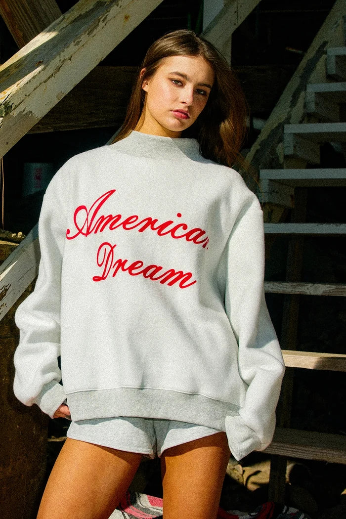 AMERICAN DREAM REVERSIBLE MOCNECK