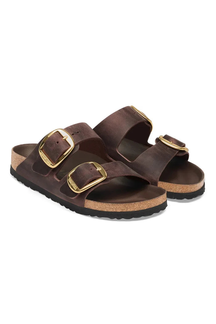 Arizona Big Buckle Natural Leather Oiled Footwear Birkenstock