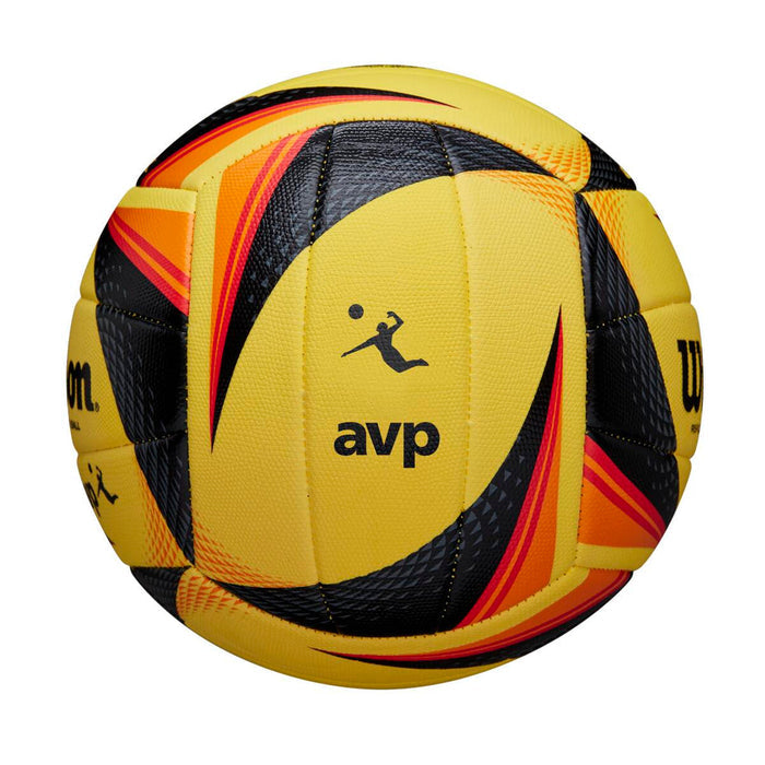 BALLON VOLLEYBALL OPTX AVP REPLICA NON GONFLE OPTX YELLOW BLACK