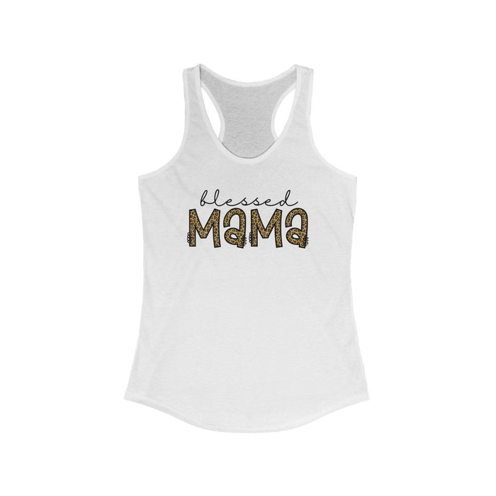 Blessed Mama Women's Racerback Tank Tank Top