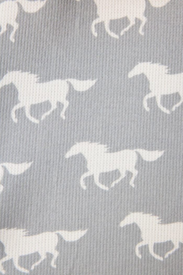 Boyfriend Boxer Horse Print Shorts Set Sleepwear P.J. Salvage