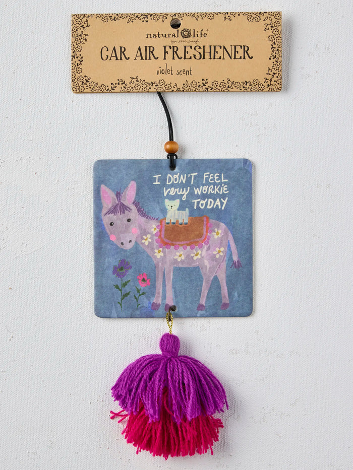 Car Air Freshener - I Don't Feel Very Workie Today-view 2