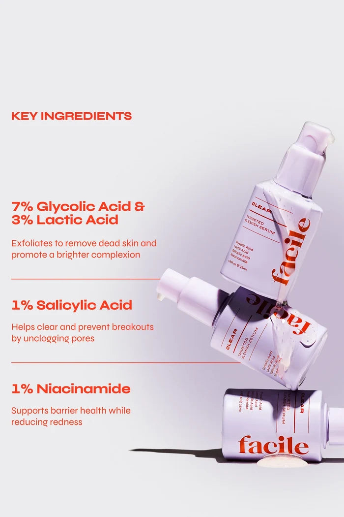 CLEAR Acne Serum Apothecary Facile