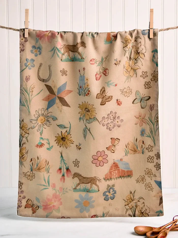 Cotton Dish Towel - Farm Days-view 3