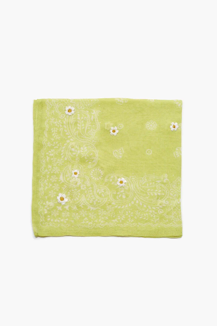 Daisy Embroidered Bandana Accessories Chan Luu