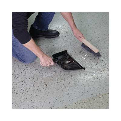 FLAGGED 9" COUNTER BRUSH WITH GRAY BRISTLES