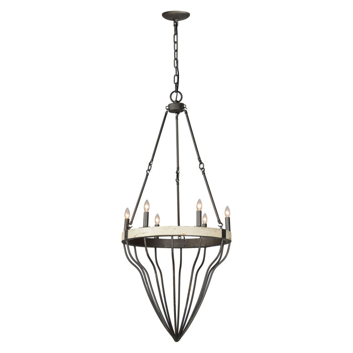 Chandelier Forty West Designs 70635 Weldon Black Metal Chandelier Forty West Designs