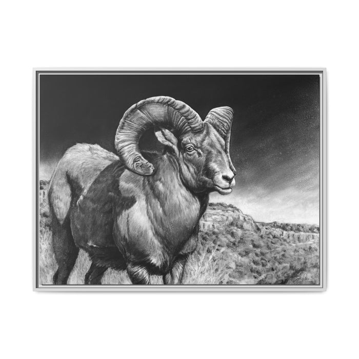 40" x 30" (Horizontal) / White / 1.25"