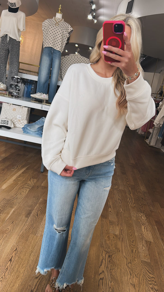 IVORY SIMPLY PULLOVER