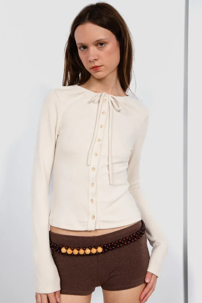 Jane Cardi Sweaters & Knits Geel
