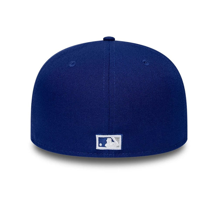Pictured is this MLB Sidepatch LA Dodgers 59FIFTY Fitted cap in dark blue. 7