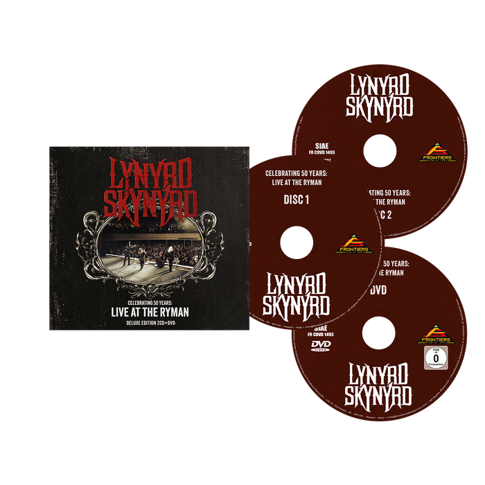 Lynyrd Skynyrd "Celebrating 50 Years - Live At The Ryman" 2xCD/DVD