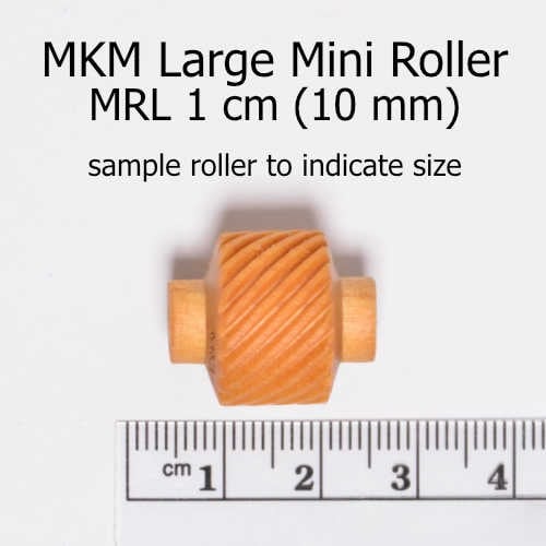 MKM MINI HANDLE ROLLER - BASKET WEAVE (MRL-026)