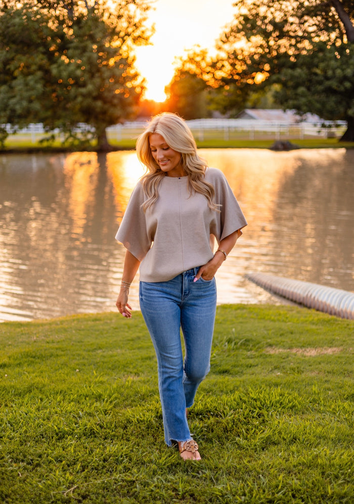 OATMEAL FALL TOP