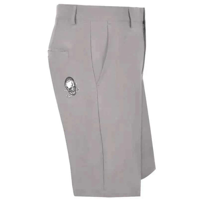 July Outfit - Save 20% - Golf Shirt, Shorts, Leather Belt (Purple/Grey/Purple)