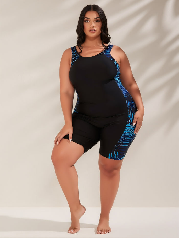 PLUS SIZETankini Swimsuits with Shorts - Two Piece Tummy Control Bathing Suits Top Swimwear