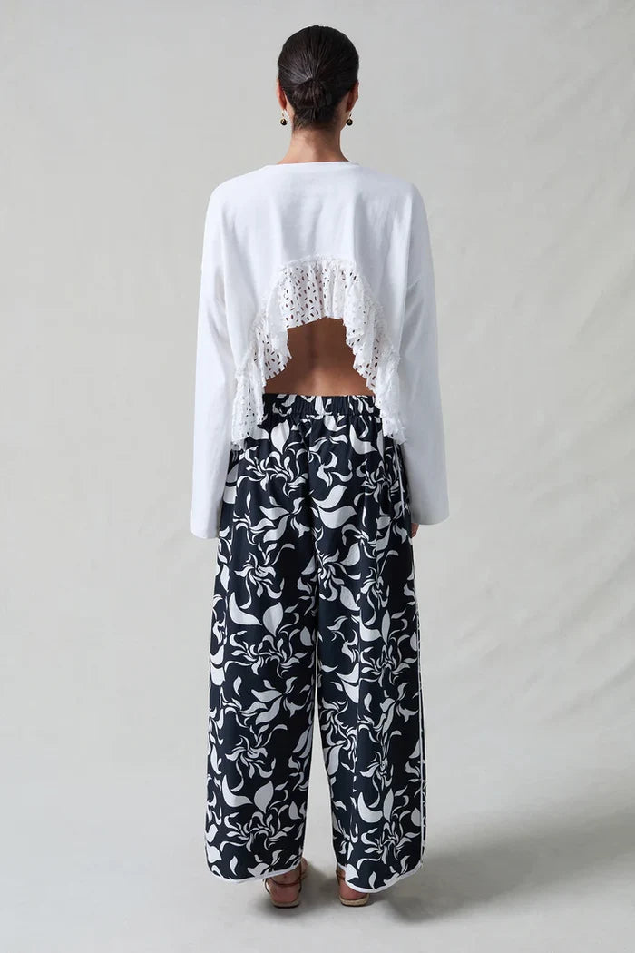 Poplin Track Pant Kona Print Pants Chan Luu