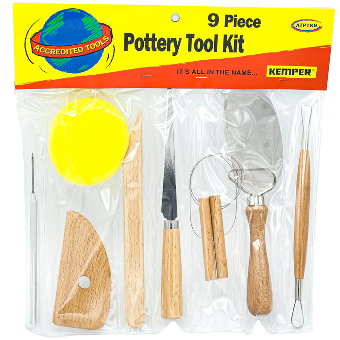 Pottery Tool Kit - 9 Piece Set