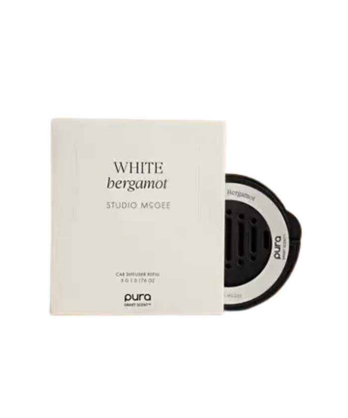 Pura Car Diffuser Scent Refill, White Bergamot