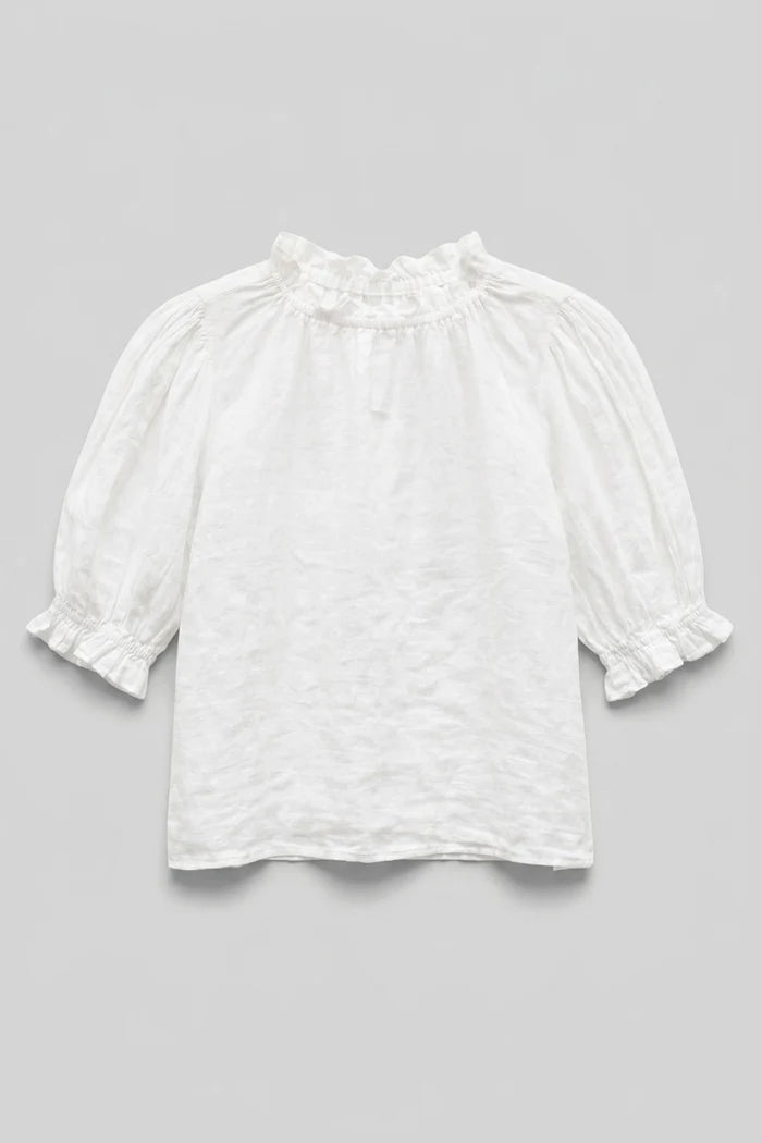Rosabel Linen Top Shirts & Tops Velvet by Graham & Spencer