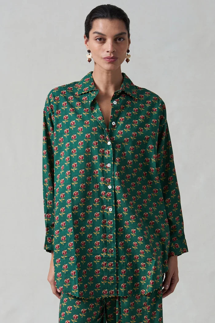 Rose Printed Set Loungewear Chan Luu
