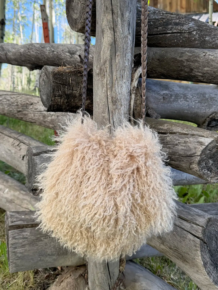 Round Top Shoulder Bag - Tan-view 4