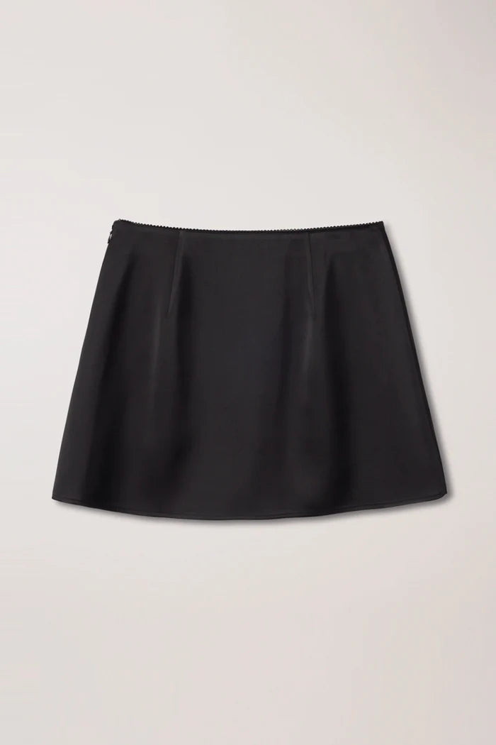 Satin Mini Skirt Skirts Dunst