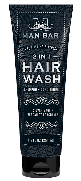 Silver Sage & Bergamot | Man Bar 2 in 1 Hair Wash