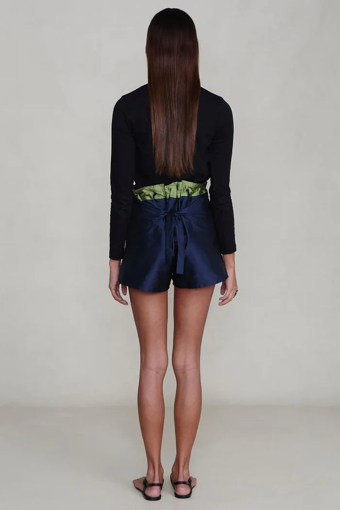 Techno Taffeta Two Tone Short Shorts Chan Luu