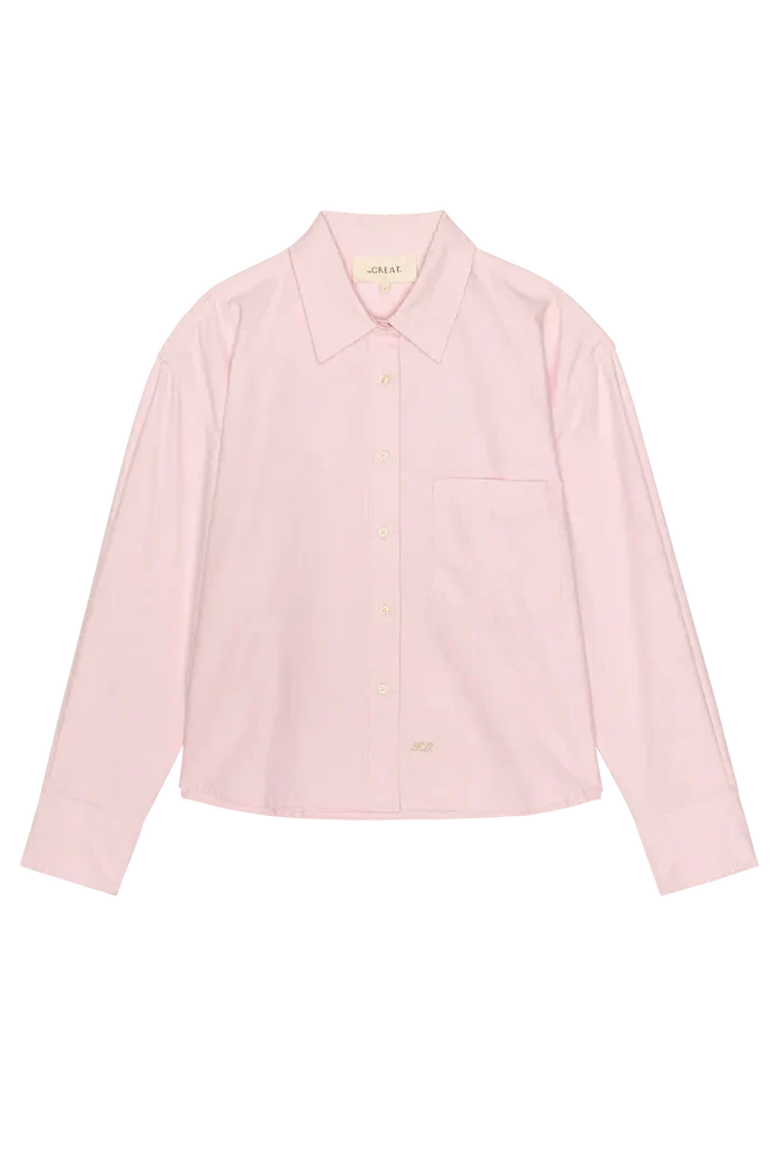 The Cropped Oxford Shirt Tops The Great