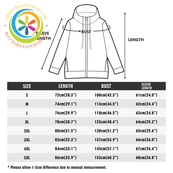 The Readers Full Zip Turtleneck Hoodie Streetwear