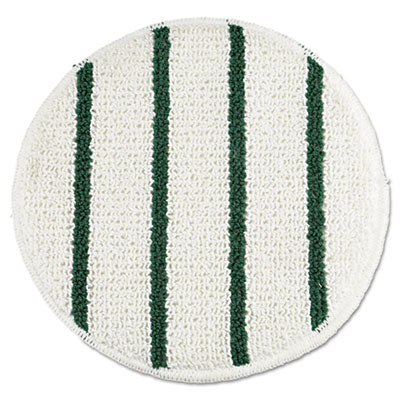 17" CARPET BONNET W/ GREEN STRIPES