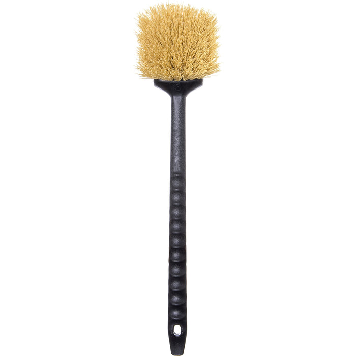 20" LARGE PLASTIC UTILITY BRUSH WITH POLYPROPYLENE BRISTLES (LONG HANDLE)