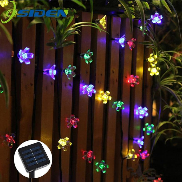 Gadget Gerbil Solar Powered Flower String Lights