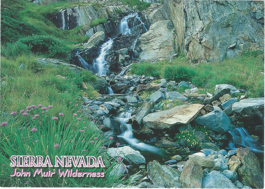 5X7 Sierra Nevada John Muir Wilderness Postcard