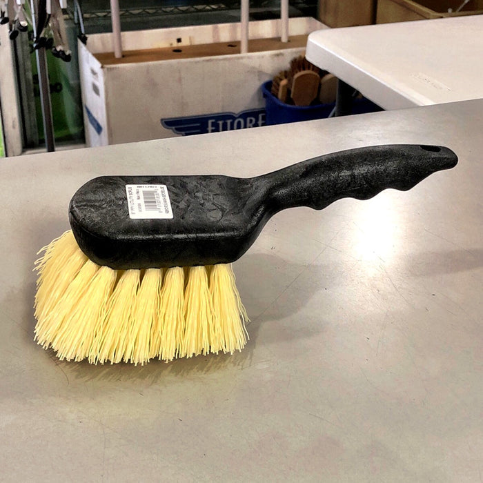 8" UTILITY BRUSH YELLOW POLYPROPYLENE BRISTLE