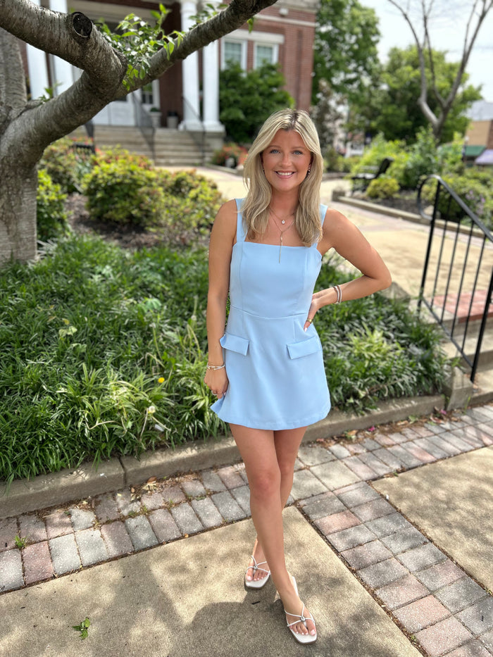 SKY BLUE ROMPER