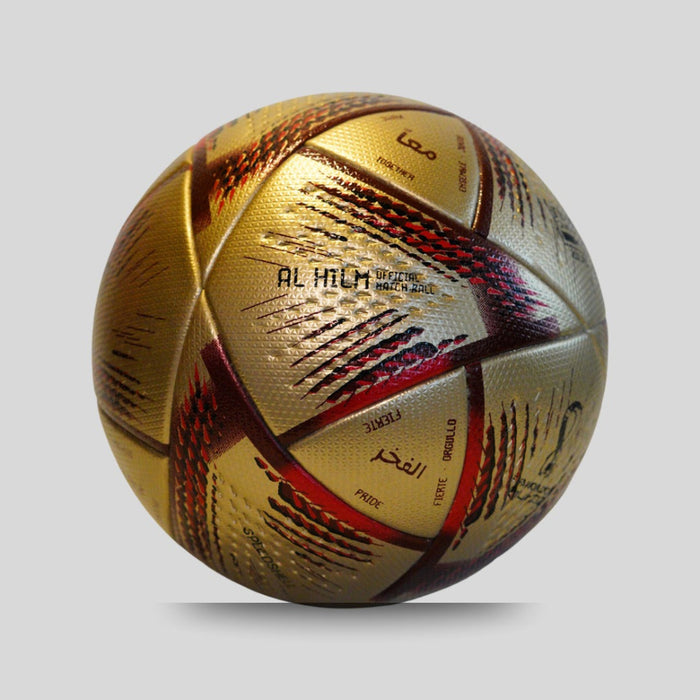 ADIDAS FIFA WORLD CUP FINAL QATAR 2022 Al HILM GOLD FOOTBALL