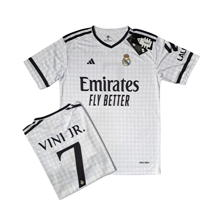 ADIDAS REAL MARDID VINI JR FOOTBALL HOME SHIRT 2024-2025