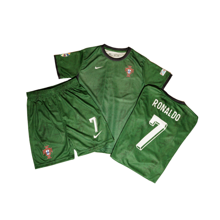 ADIDAS RONALDO PORTUGAL FOOTBALL KIT KIDS 2024-2025