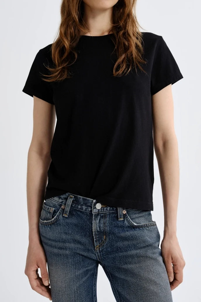 Adine Long Line Crew Tee T-Shirts & Tanks AGOLDE