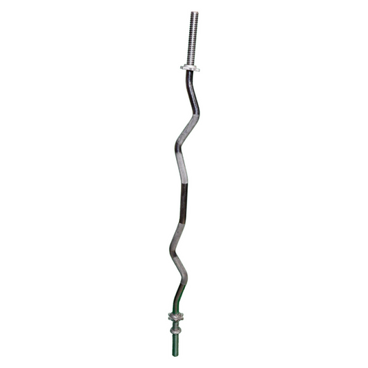 ADJUSTABLE HOME GYM  WORKOUT PREACHER ROD WITH NUTS