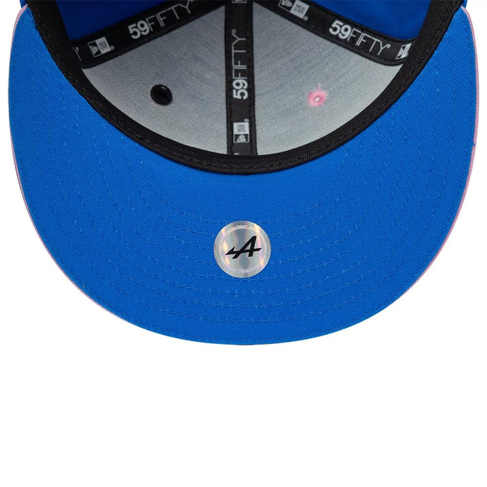 Pictured is this Alpine Racing Summer League 59FIFTY Fitted cap in blue. 5