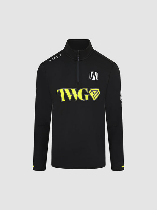 Andretti Teamkit Replica 1/4 Zip Unisex Midlayer Black Reflo
