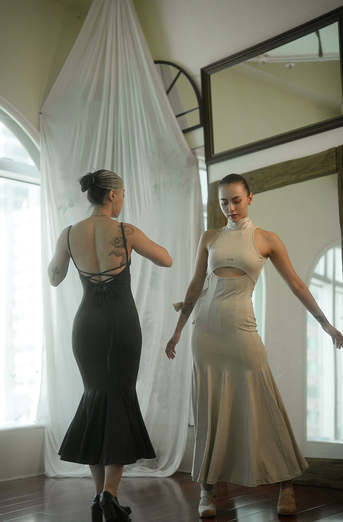 Apsaras Mermaid Dress | Dark Grey