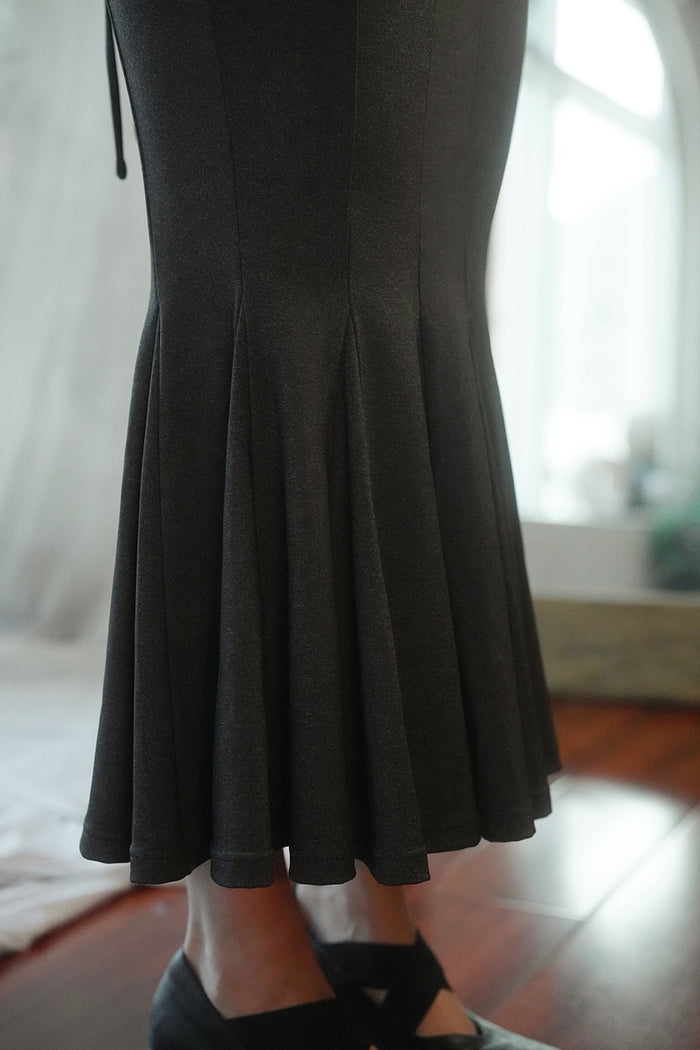 Apsaras Mermaid Dress | Dark Grey