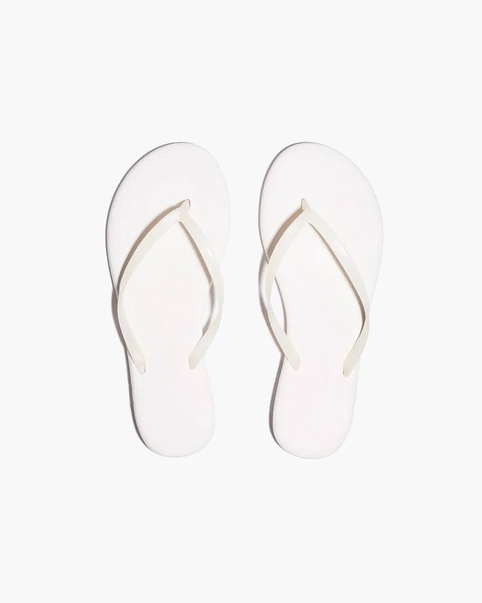 Aqua Lily Rubber Flip Flop Footwear Tkees