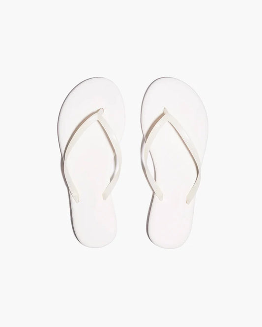 Aqua Lily Rubber Flip Flop Footwear Tkees